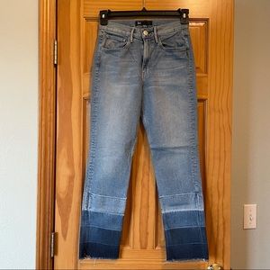 3x1 NYC High Rise Ankle Straight Jean. Size 26.